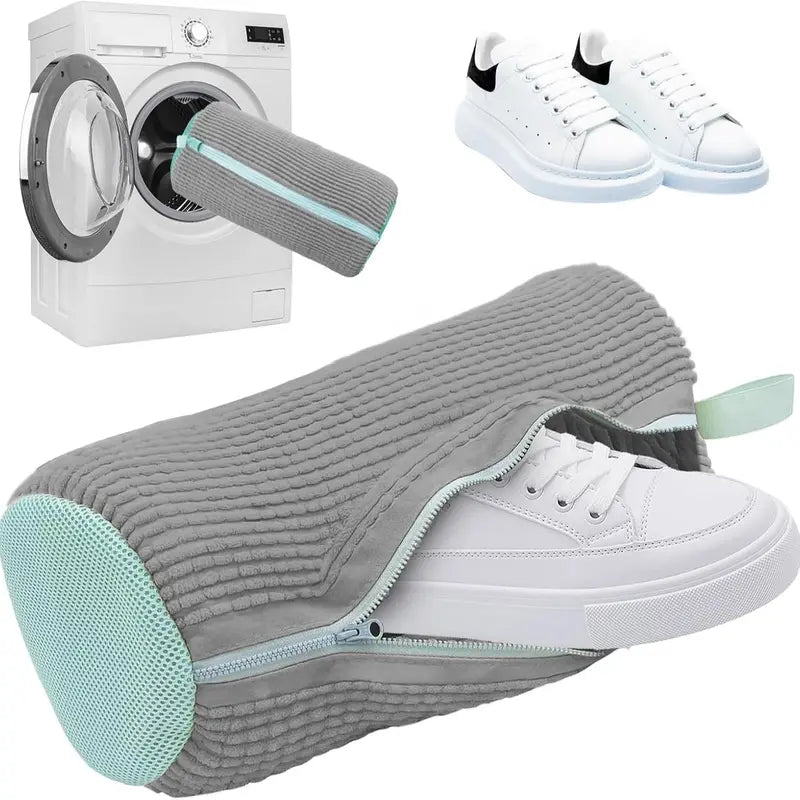 Laundry Shoe Washing Bag for Washing Machine - Protect Your Footwear during the Wash Accessories shoe washing,Mesh Accessory mesh laundry Grey #backtoschool