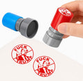 2 Pack Fuck Trump Self-Inking Red Ink Stamp, Funny Prank Gag Novelty Stamp, Political Joke Stamper, Office Prank Supply, Party Favor, Joke Novelty Gift for Adults