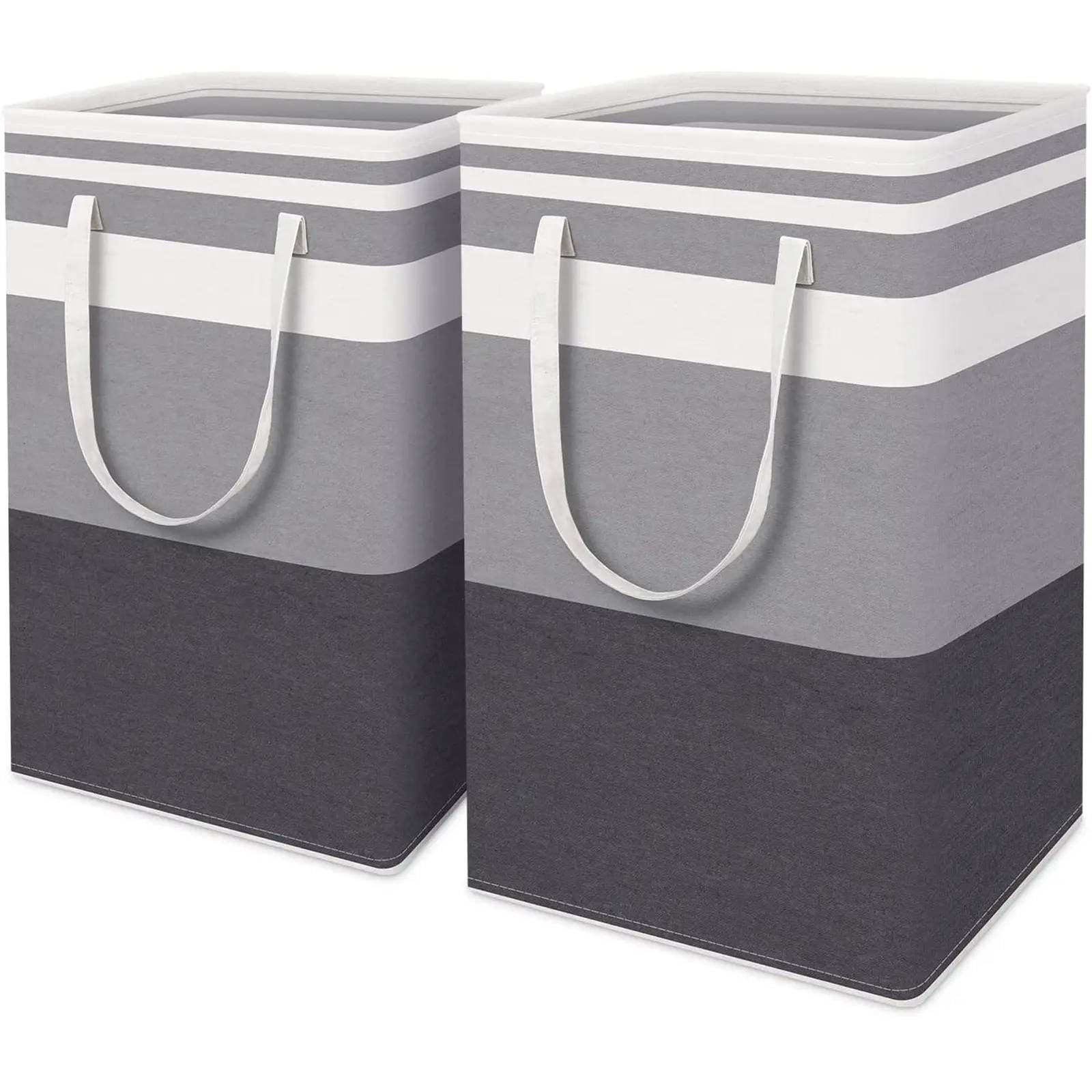 75L Freestanding Waterproof Portable Laundry Hamper - Collapsible Clothes Basket (1-Pack/2-Pack/3-Pack) with Handle Carry Ease, Multi-Function Durable Home Storage Solution for Laundry Room Organization, Clothes Baskets, Carry Handle