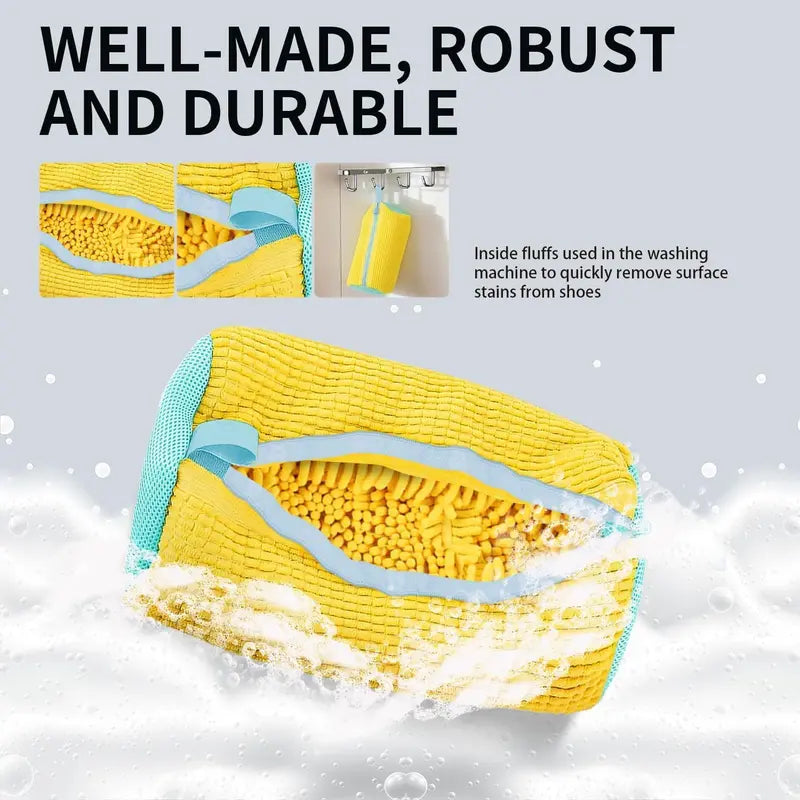 Laundry Shoe Washing Bag for Washing Machine - Protect Your Footwear during the Wash Accessories shoe washing,Mesh Accessory mesh laundry Grey #backtoschool