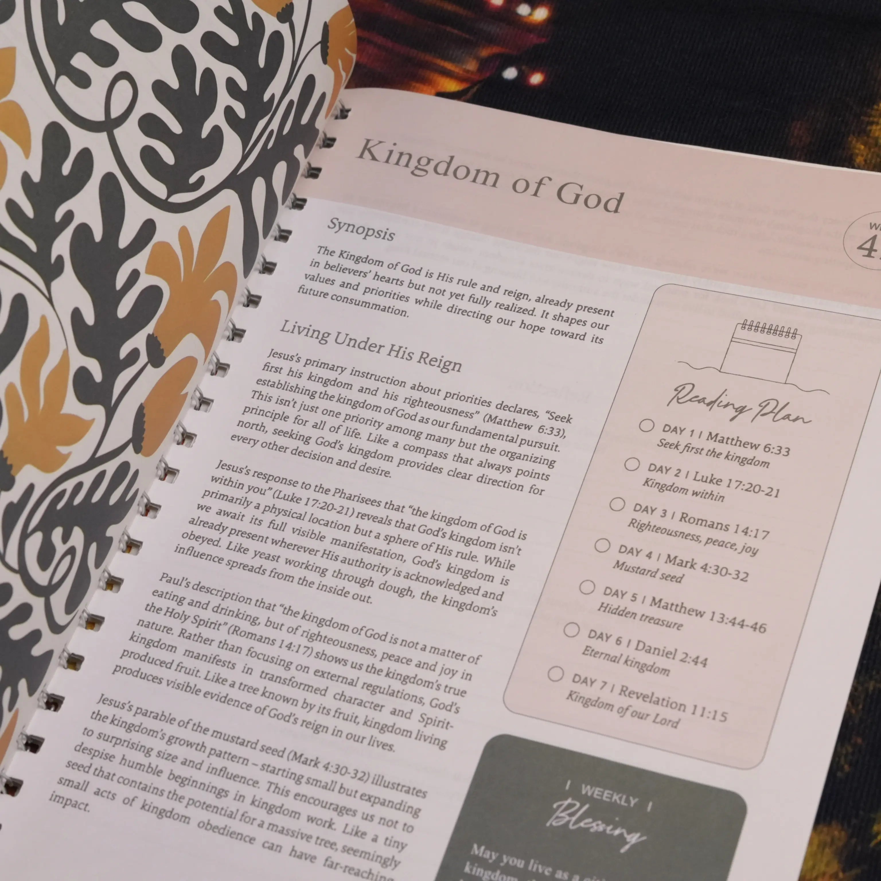 1-Year Bible Study Planner Notebook - Daily Devotional Journal, Spiral Bound Planner, Weekly Scripture & Reflection Journal for Personal Devotion, Faith Gifts 2026 | Office Accessories for Journaling,back to school,back to school haul