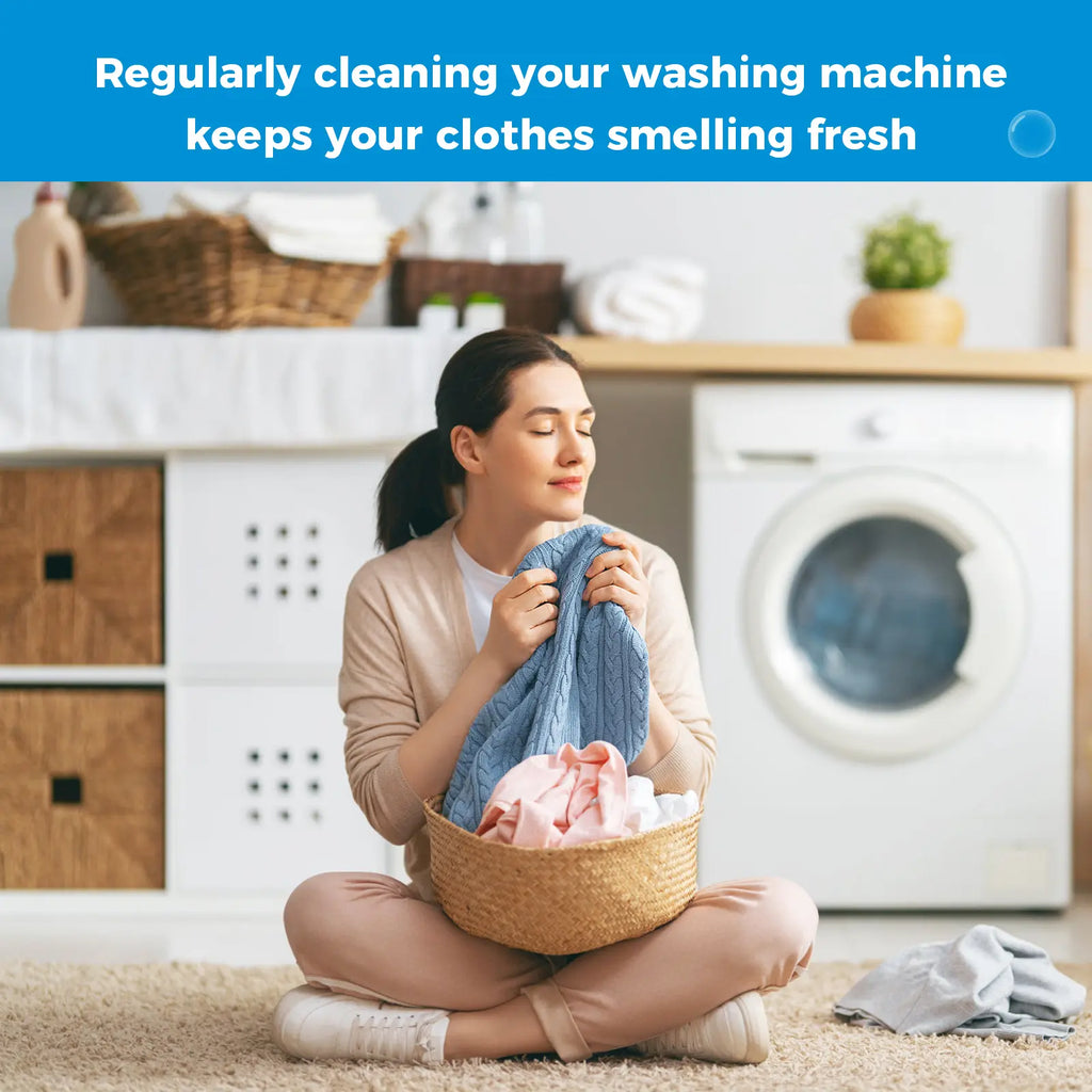 AGICEA Washing Machine Cleaner Descaler 12 Pack - Deep Cleaning Tablets For HE Front Loader & Top Load Washer, Septic Safe Eco-Friendly Deodorizer, Clean Inside Drum And Laundry Tub Seal - 12 Month Supply Multifunction Strong Deodorization, Summervibes