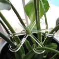 8Pcs Green Plant Stem Support Clips, Garden Plant Supplies, Heavy Duty Climbing Frame for Indoor & Outdoor Monstera, Hydroponic Plants, Flower Pots, Easy Install Garden Stakes Garden Trellis