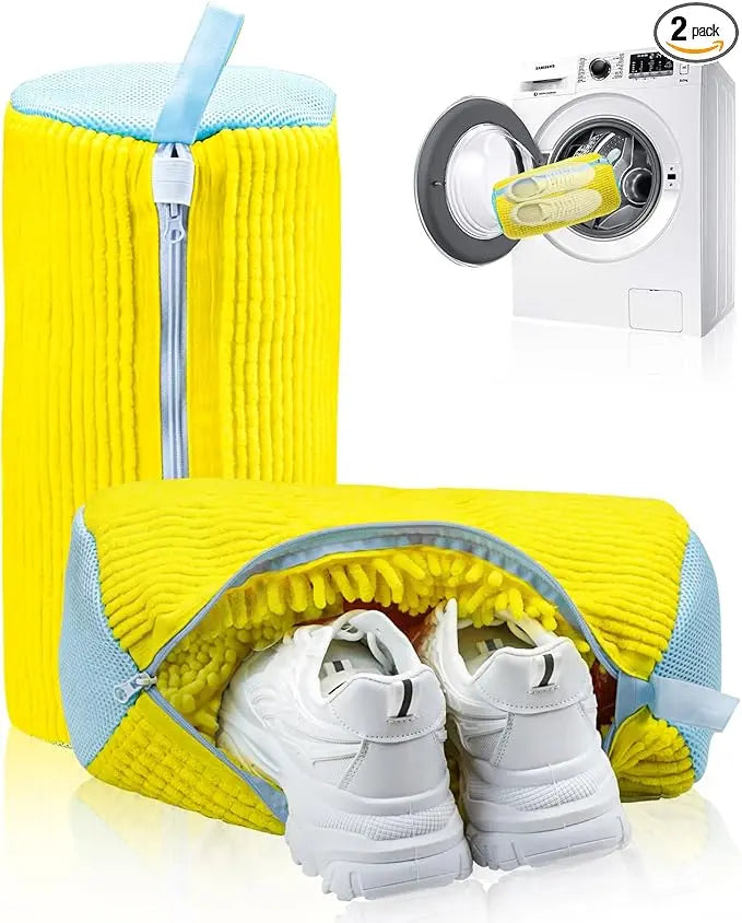 Laundry Shoe Washing Bag for Washing Machine - Protect Your Footwear during the Wash Accessories shoe washing,Mesh Accessory mesh laundry Grey #backtoschool