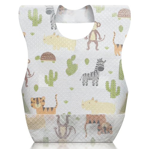 10/30pcs Disposable Bibs-Individually Packaged,Soft, Leak Proof and Convenient, disposable bibs for toddlers