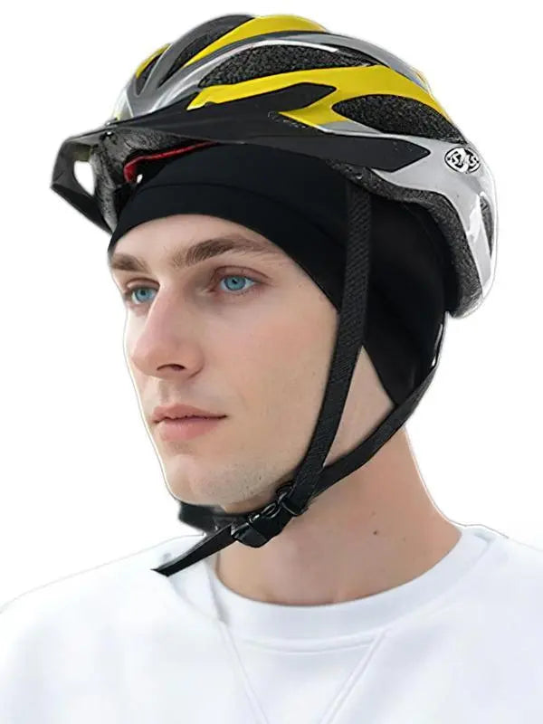 Unisex Plain Color Multifunctional Skull Caps 2026 Summer Sportive Beanie Fitted Hat for Men Women Stretchy Helmet Liner Biking Accessory Back To School Birthday Outfit Machine Washable Polyamide SpringStatements Fitting Outdoor Hat