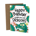 Hilarious Birthday Cards - Birthday Cards for Friends - 5x7 Inch Individual Greeting Card with Kraft Envelope