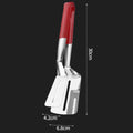 Stainless Steel Multi-Functional Steak Spatula Clamp, Kitchen Cooking Tongs for Fried Steak, Grill Use