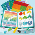 Magnetic Fraction Demonstration Book - 1 Set Math Teaching Aid, Interactive Maths Toys for Kids, Hands-On Learning Playful Game, Gift Ideas for Kids, Christmas New Year Presents