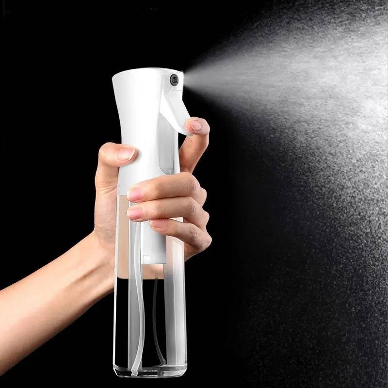 Clear Multifunctional Ergonomic Design Water Spray Bottle, Styler Spray Bottle, Clean Ultra Fine Continuous Mist
