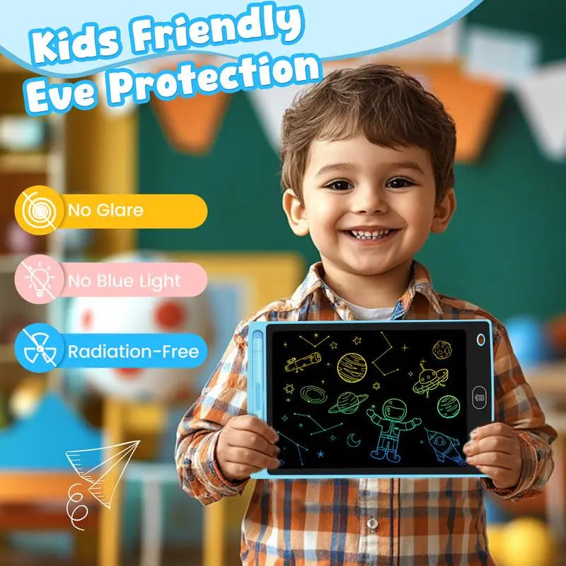 8.5 in LCD Writing Tablet Devices for Kids - Durable, Portable, Erasable Reusable Toddler Doodle Screen, Educational School Learning Toys, Perfect Cool Gifts for 3-8 Year Old Boys
