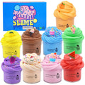 NOMI 9 Pack Cake Butter Slime Kits, Soft and Non-Sticky Slime Kit Party Favors for Girls and Boys, Easter gifts, Easter Basket Stuffers for Boys Girls Candy